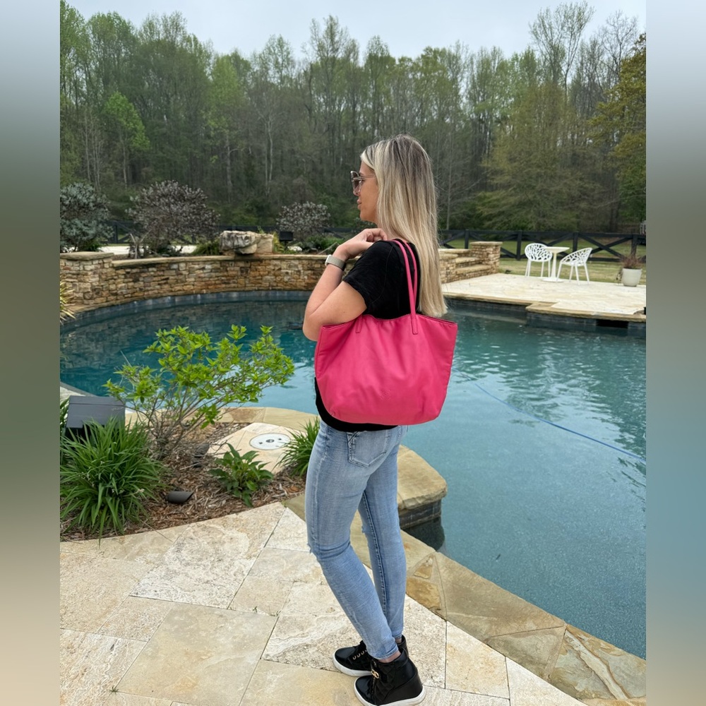 Loewe Ara Medium Tote Bag Pink EUC, Buttery Soft Leather.